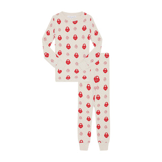 Red LP Signature Pajama Set