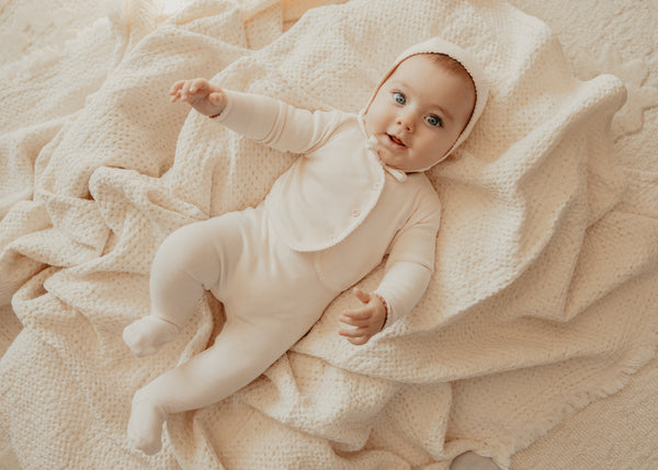 Pink Pointelle Layette Set