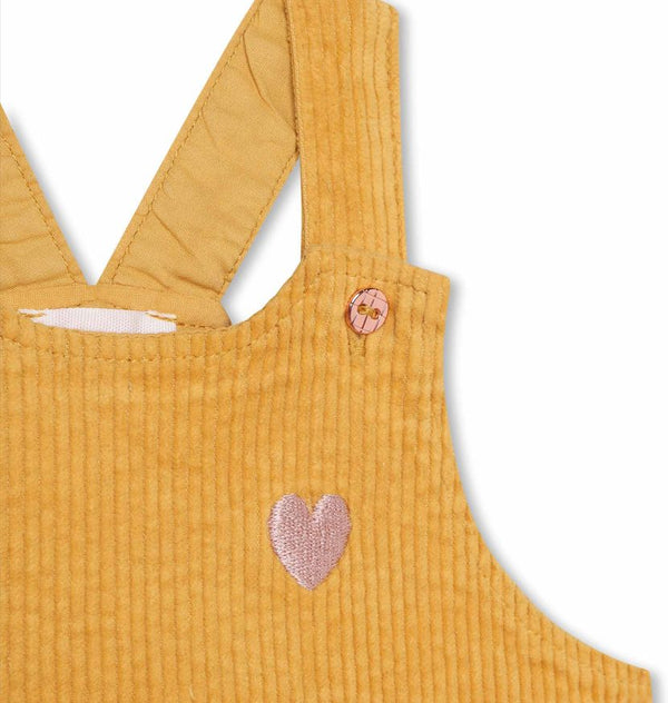 Ochre Corduroy Overall Jumper