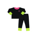 Black and Pink Heartlock Neon Cuff Doll Pajamas