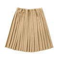 Camel Pleated Skirt