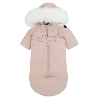 Mauve Bow Snow Suit