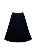 Black Corduroy Maxine Skirt