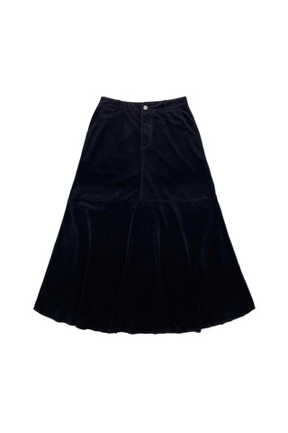 Black Corduroy Maxine Skirt