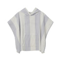 Grey Striped Terry Poncho