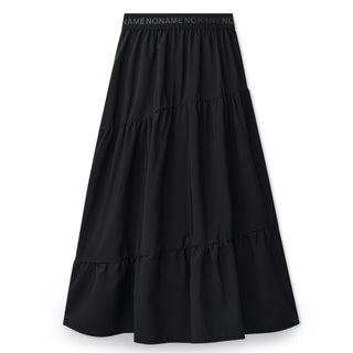 NNM Black Logo Tape Skirt