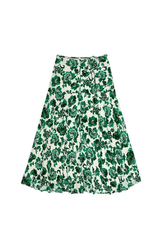 Green Floral Fernanda Skirt