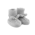 Grey Cableknit Booties