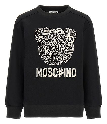 Black Music Bear Logo Crewneck