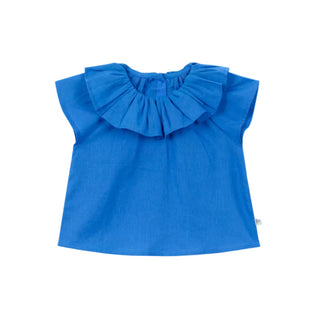 Cobalt Baby Voile Blouse