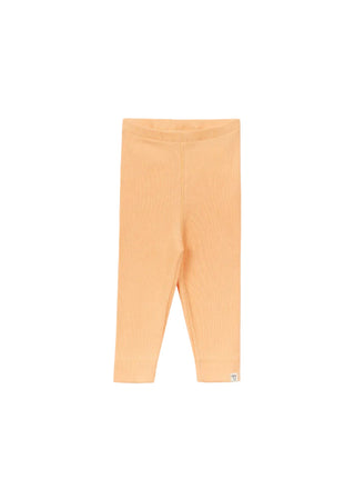 Apricot Ribbed Baby Legging