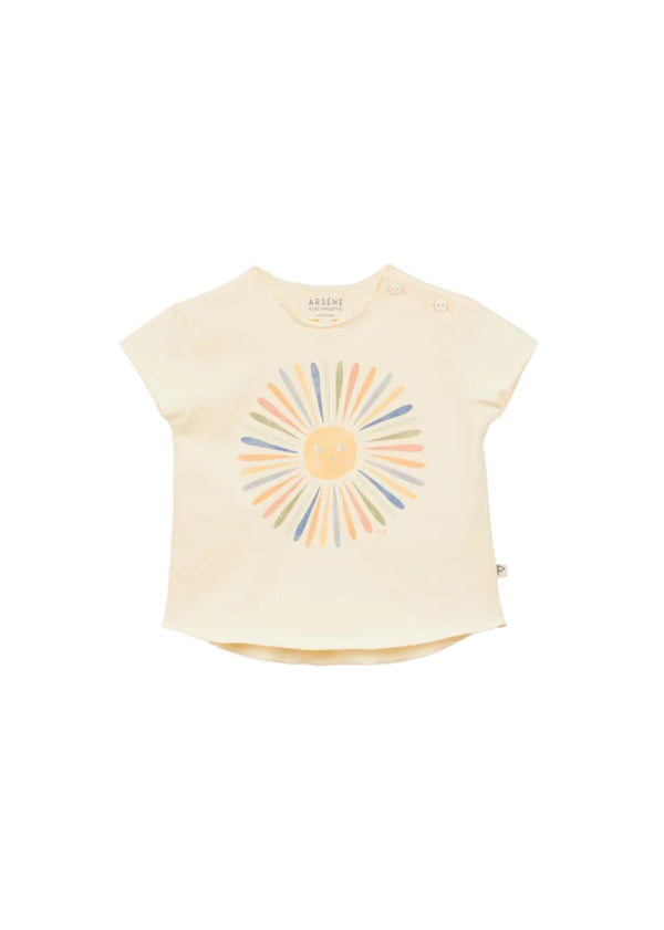 Cream Baby Flower Tee