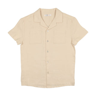CCB Cream Button Down Linen Shirt