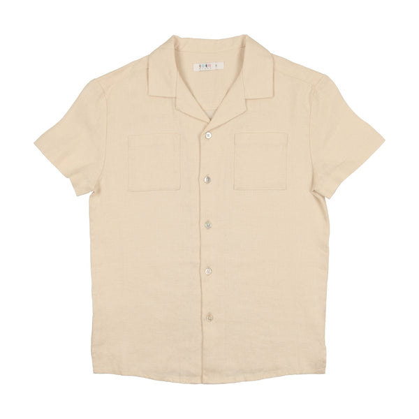 CCB Cream Button Down Linen Shirt