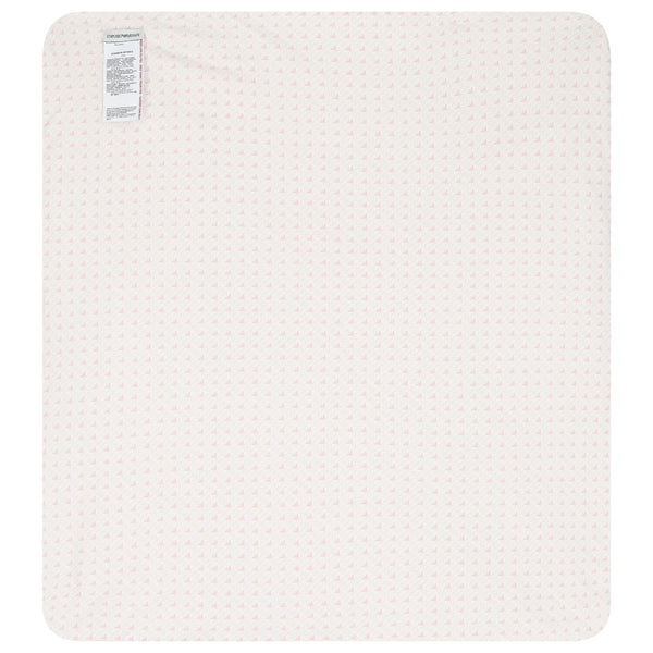 Pink Logo Print Blanket