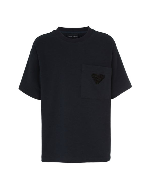 Navy Pocket Logo Tee