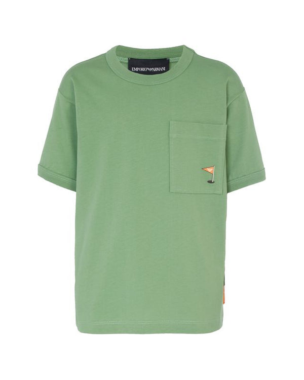 Green Golf Club Pocket Tee