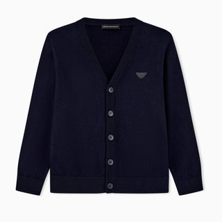 Navy Logo Essential Cardigan