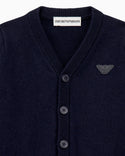 Baby Navy Logo Essential Cardigan