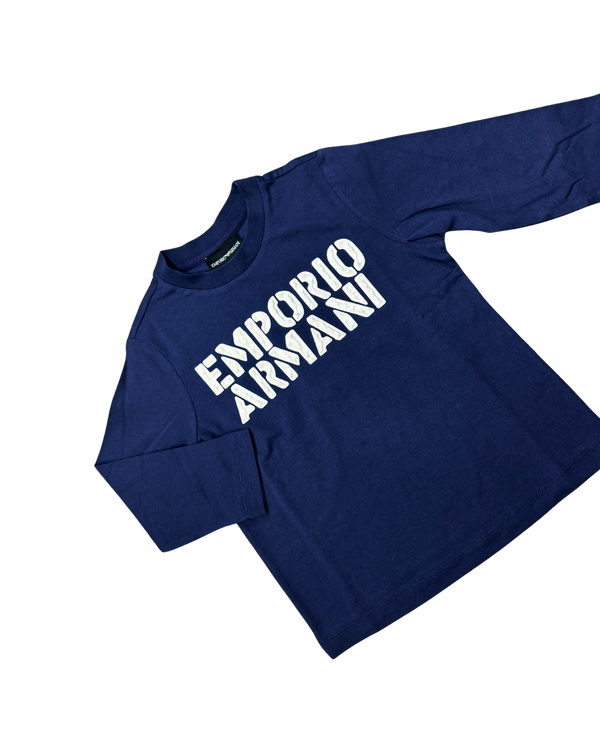 Naval Graphic Logo Long Sleeves Tee