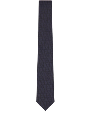 Blue EA Print Tie