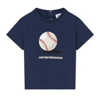 Blue Baby Baseball Tee