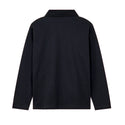 Navy Embroidered Logo Long Sleeve Polo