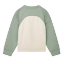 Green and Cream Sporty Crewneck
