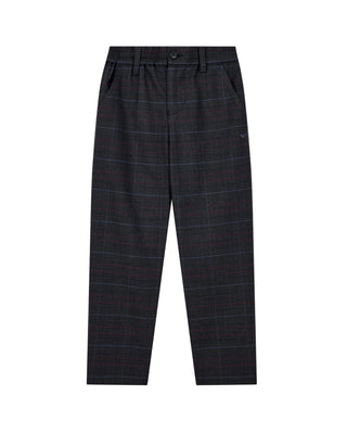 Grey Glen Plaid Trousers