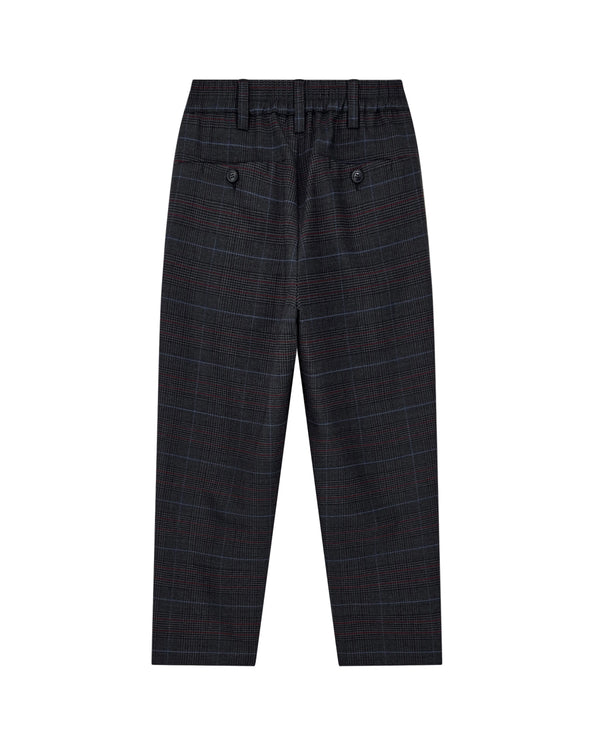 Grey Glen Plaid Trousers