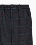 Grey Glen Plaid Trousers
