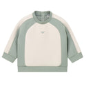 Baby Green and Cream Sporty Crewneck