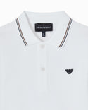 White Classic Long Sleeve Polo