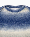 Baby Blue Faded Striped Sweater