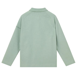Green Long Sleeve Polo