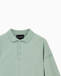 Green Long Sleeve Polo