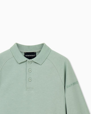 Green Long Sleeve Polo