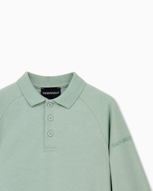 Green Long Sleeve Polo