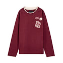 Maroon Varsity Logo Long Sleeve Tee