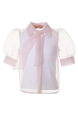 Pink Organza Shirt