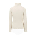 Sand Logo Ribbed Turtleneck