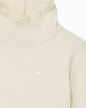 Sand Logo Ribbed Turtleneck