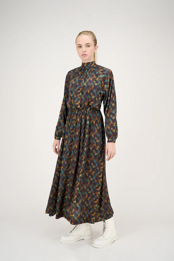 Multicolor Graphic Print Michelle Dress