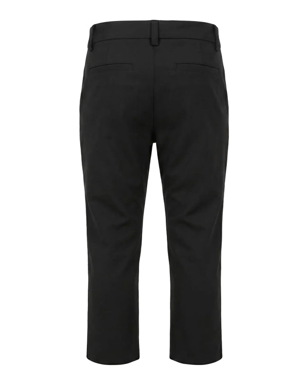 Black Herringbone Everyday Stretch Dress Pant