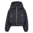 Black Quilted Puffer Jacket