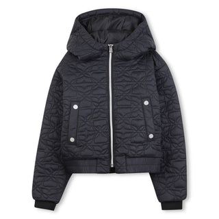 Black Quilted Puffer Jacket