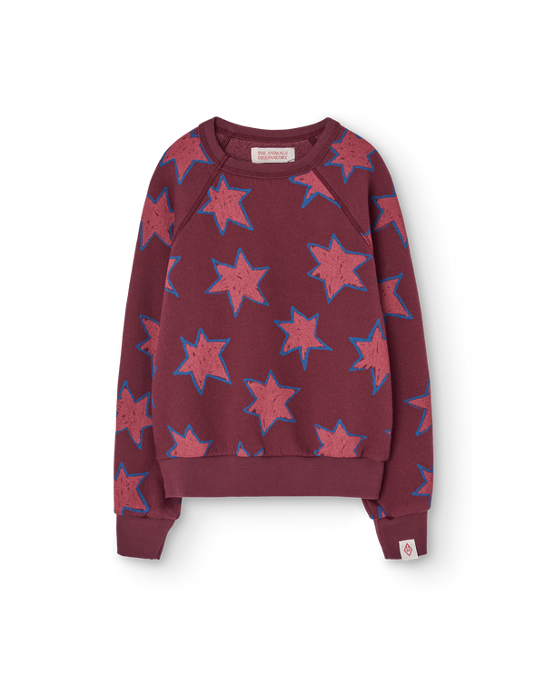 Pink Stars Shark Crewneck