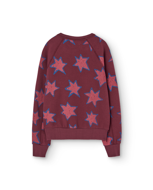 Pink Stars Shark Crewneck