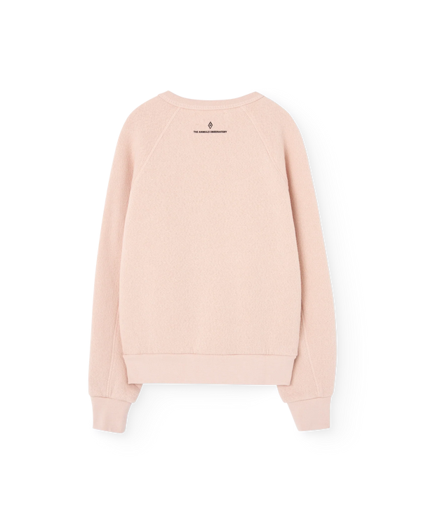 Light Pink Rainbow Shark Crewneck