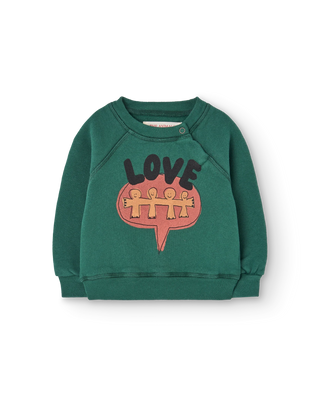 Green Baby Jackal Crewneck